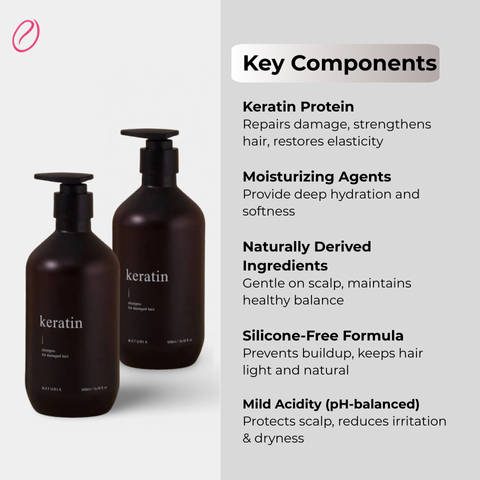 Benefits of Naturia keratin shampoo