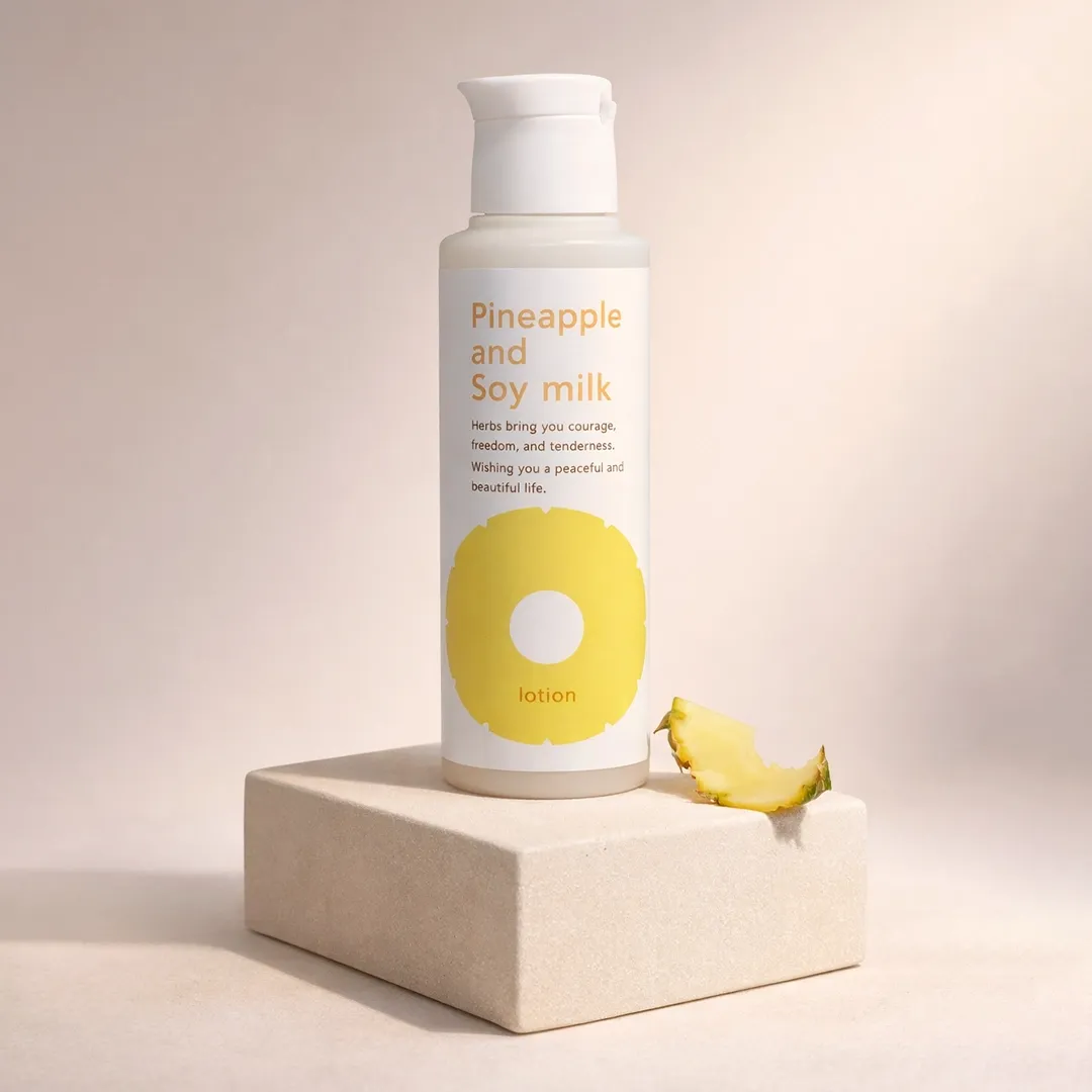 Pineapple Soy Milk Hair Removal Lotion Brightening, Moisturizing