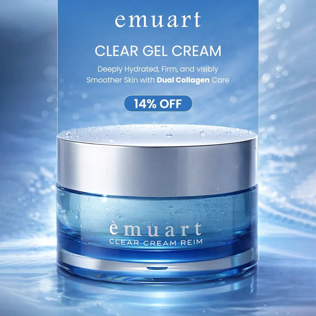Emuart Clear Gel Cream Reim- Collagen Duo with Hydrolyzed Collage