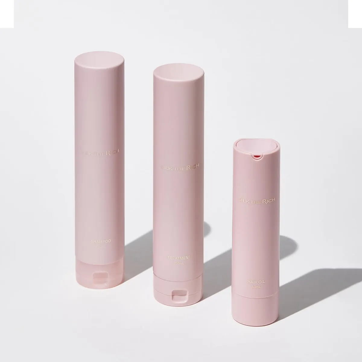 SILK THE RICH Pink Set High Moist Deep Repair Hydration 