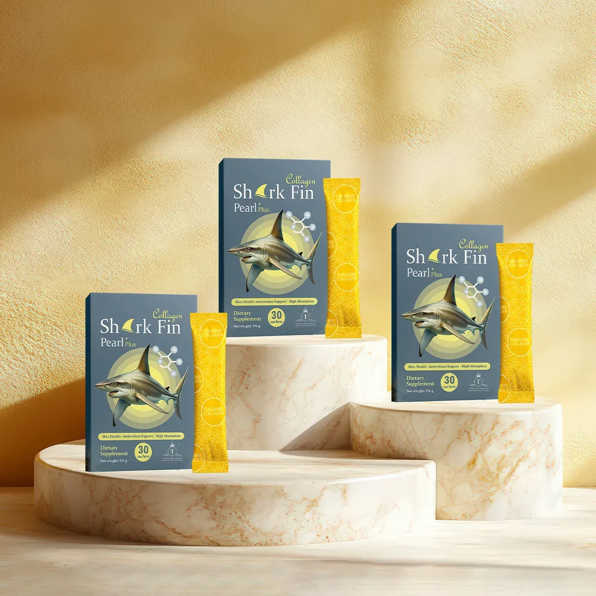 Shark Collagen Package 3Boxes for AntiAging,Joint care