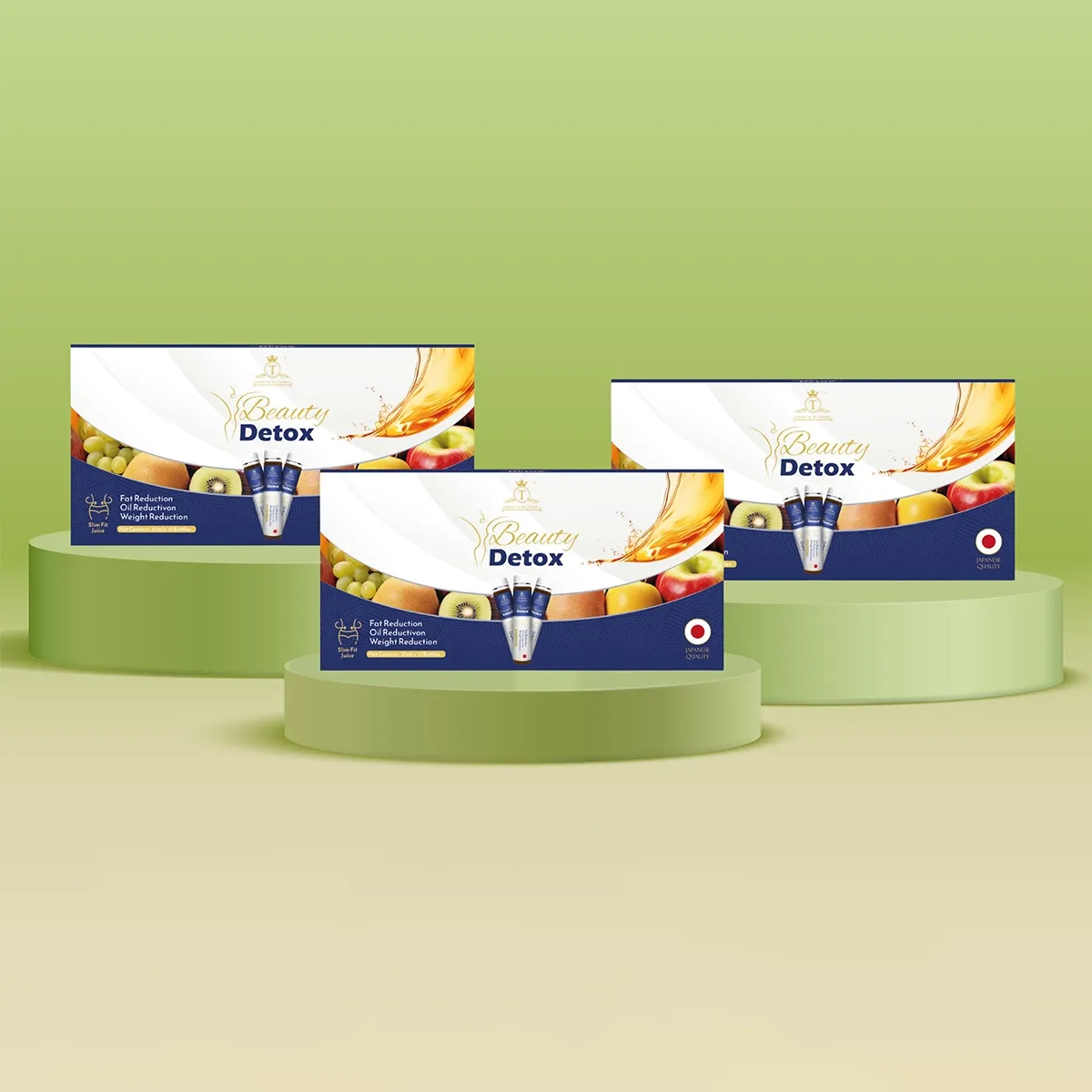 Cosmetic By Tahera Detox Slim Fit Juice 3-Box Transformation 