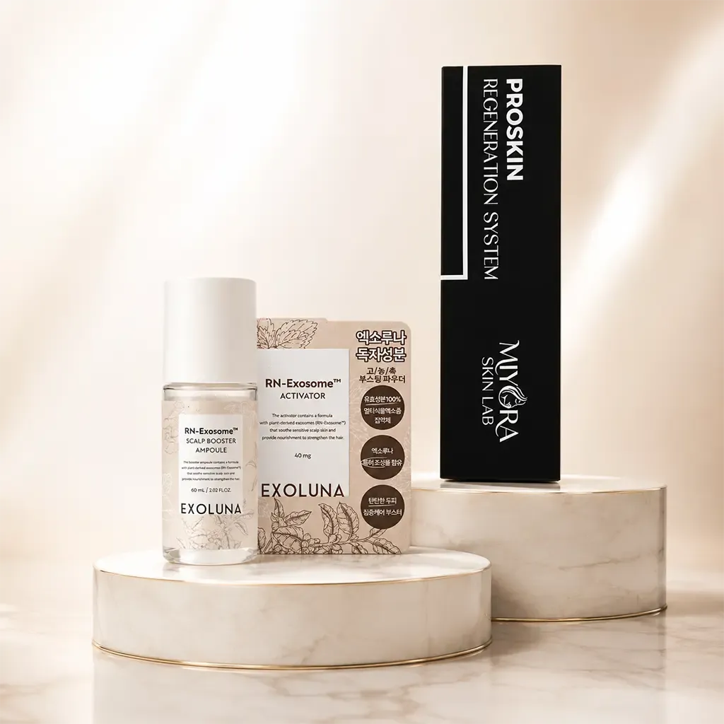 Exosome Scalp Booster Ampoule with Derma Microneedle 
