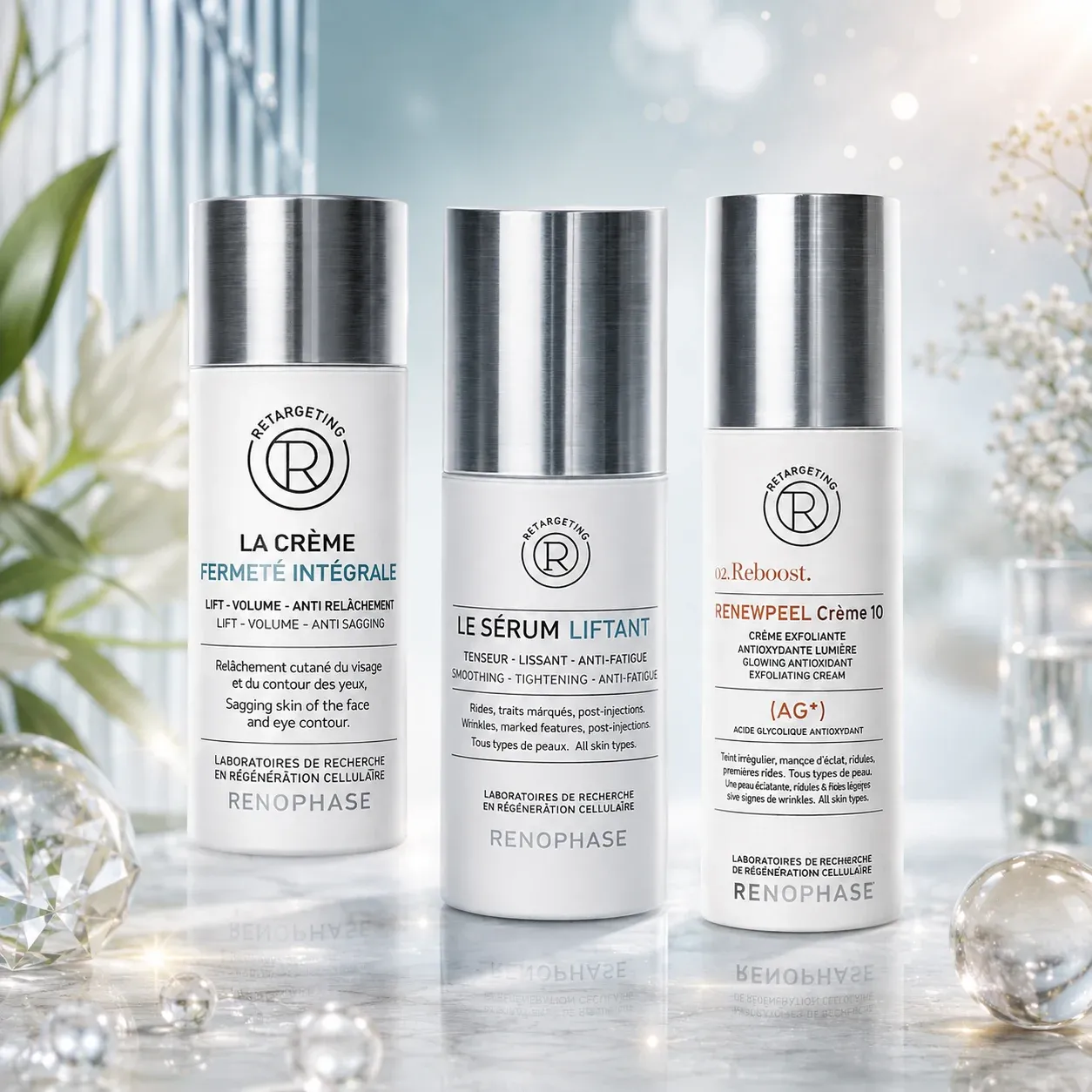 Renophase Advanced Lift Firm & Renew Skincare package